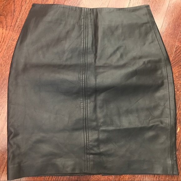 H&M Genuine Leather Skirt - Picture 2 of 7